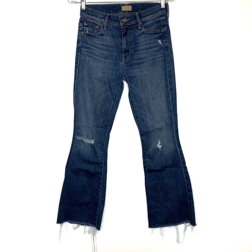 MOTHER The Weekender Ankle Fray in Wild Size 27